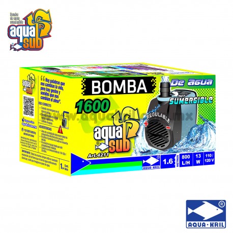 BOMBA AQUAKRIL AQUASUB 4211  800L/H  1.60 M