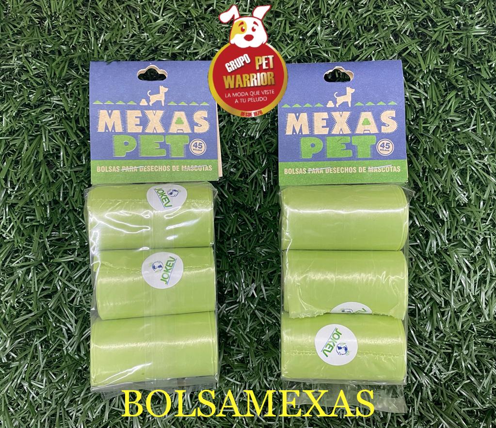 MEXAS PET  BOLSAS BIODEGRADABLES 3PZ