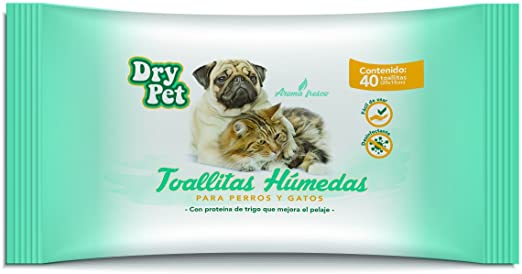 TOALLAS DRYPET LIMPIADORAS P/PERRO Y GATO