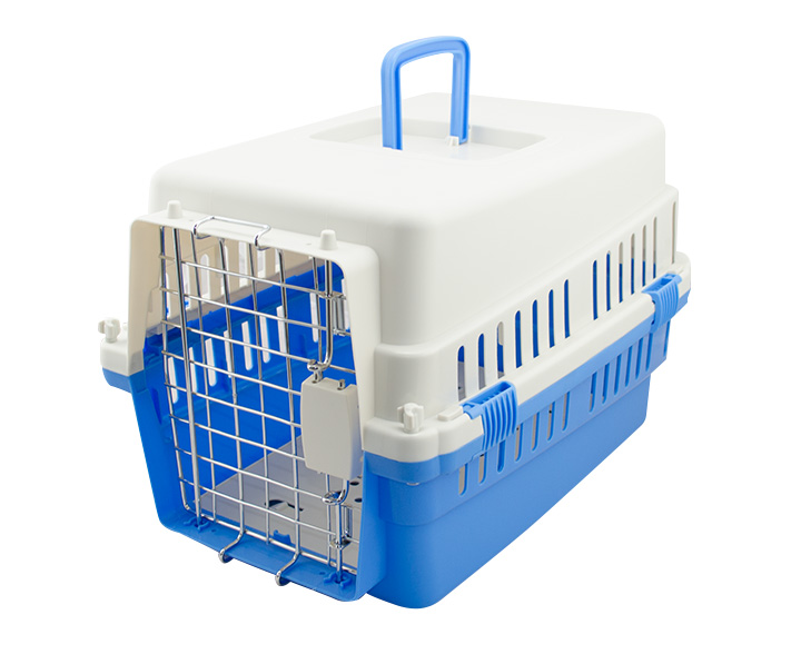 TRANSPORT SUNNY P/PERRO ECO C/TAPETE 50X34X32CM AZUL CIELO 1PTA