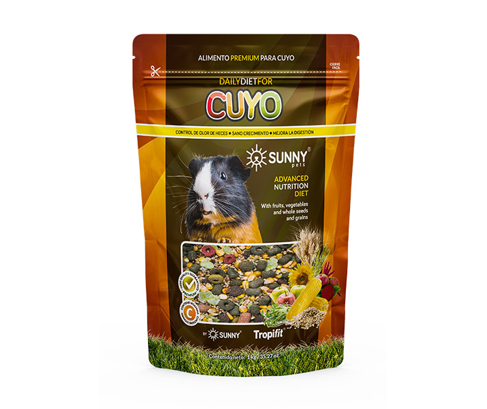 ALIMENTO P/ ROEDORES TROPIFIT SUNNY BY IMP P/ CUYO 500G
